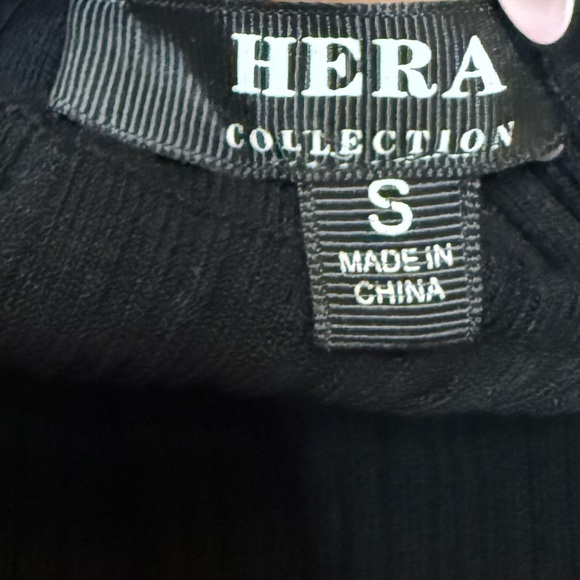 Hera Collection Black Sleeveless Crop Tank Top - Picture 3 of 4
